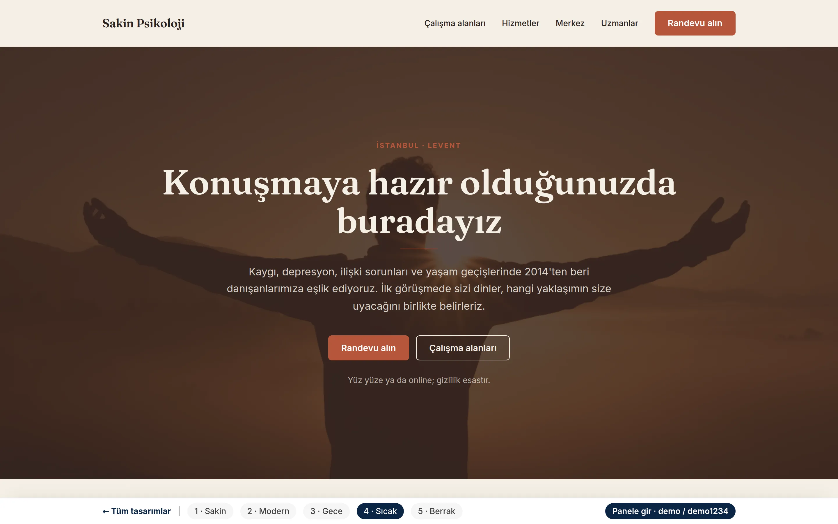 Tasarım 4 — Sıcak
